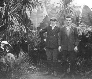 Leo (links) im Palmengarten in Wrlitz